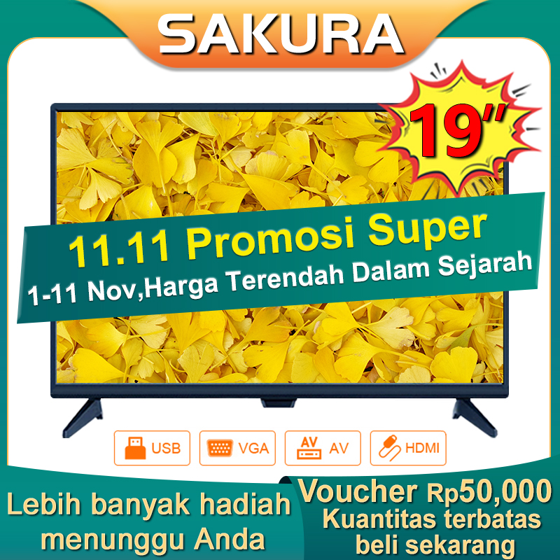 Sakura TV LED 19 inch HD Ready Televisi Murah(TCLG-SF19new) Sakura TV LED 19 inch HD Ready Televisi Murah(TCLG-SF19new)
