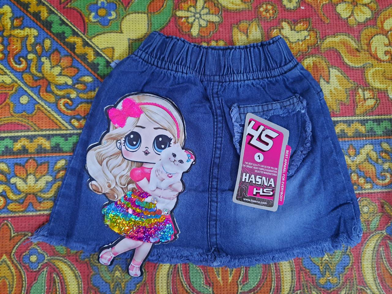 ROK ANAK PEREMPUAN 1-10 TAHUN BAHAN JEANS ROK ANAK PEREMPUAN 1-10 TAHUN BAHAN JEANS