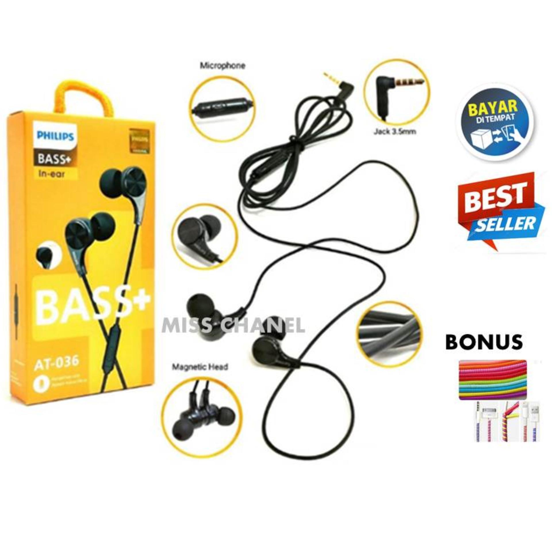 Headset Philips - handsfree Philips Call Magnetic AT-036 / In-Ear Earphone Handsfree Headset super BASS AT-036 / Suara jernih dan super Bass - Promo Bonus Pelindung Kabel Headset Philips - handsfree Philips Call Magnetic AT-036 / In-Ear Earphone Handsfree Headset super BASS AT-036 / Suara jernih dan super Bass - Promo Bonus Pelindung Kabel