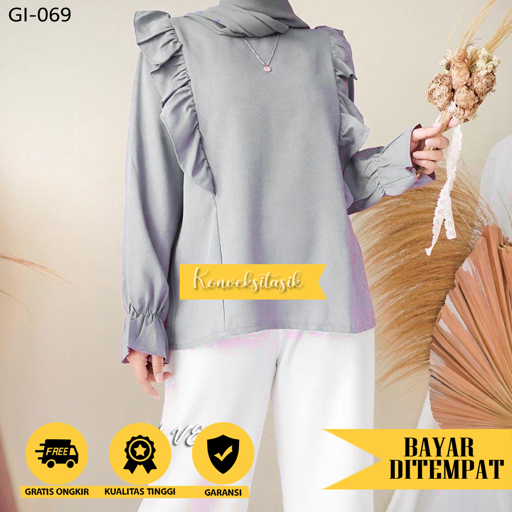 Kokveksi Tasik BLOUSE DIXEY RUFFELE WANITA | BLUS WANITA | BAJU ATASAN BLOUSE | BAJU ATASAN BLOUSE WANITA | BLOUSE CEWE | ATASAN BLUSH Kokveksi Tasik BLOUSE DIXEY RUFFELE WANITA | BLUS WANITA | BAJU ATASAN BLOUSE | BAJU ATASAN BLOUSE WANITA | BLOUSE CEWE | ATASAN BLUSH