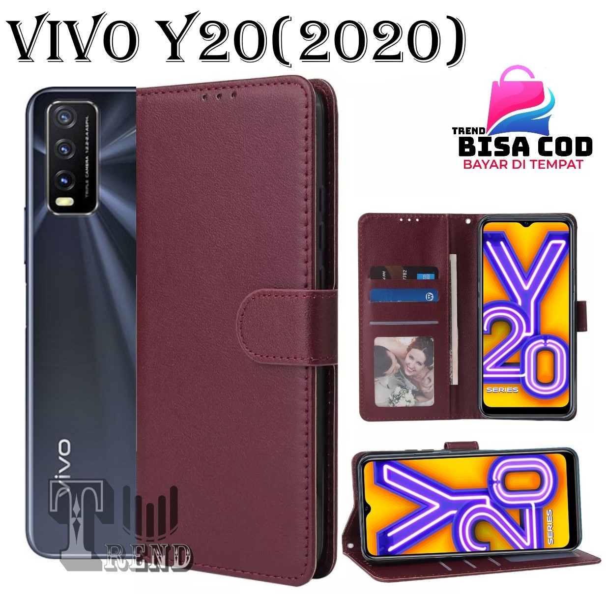 LEATHER CASE FLIP UNTUK VIVO Y20 (2020) -FLIP WALLET CASE KULIT VIVO Y20 (2020) - CASING DOMPET-FLIP COVER LEATHER-SARUNG BUKU HP LEATHER CASE FLIP UNTUK VIVO Y20 (2020) -FLIP WALLET CASE KULIT VIVO Y20 (2020) - CASING DOMPET-FLIP COVER LEATHER-SARUNG BUKU HP
