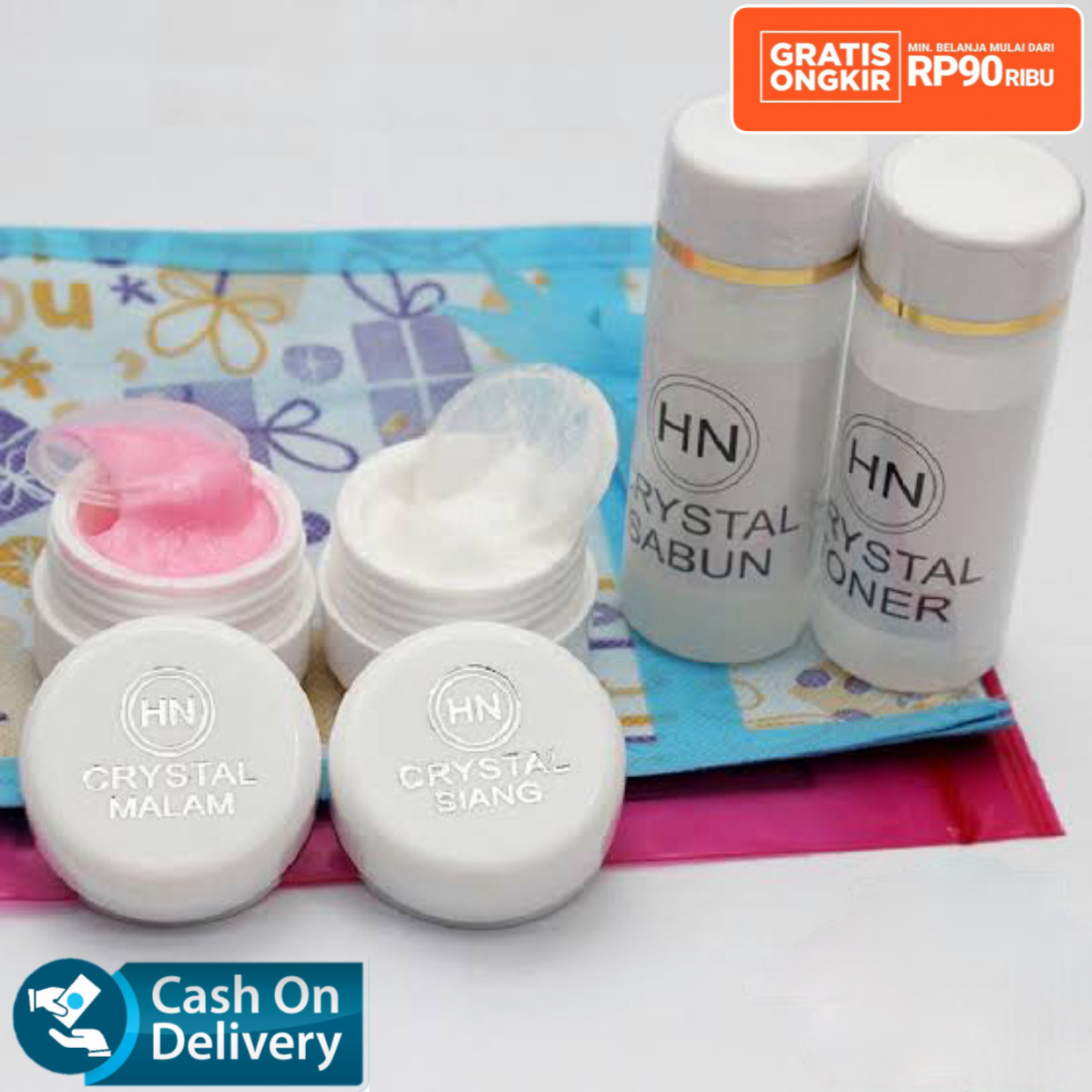 Cream HN CRYSTAL 15gr - 1 PAKET Isi Full - ASLI ORIGINAL 100% / kosmetik original / Krim / Cream pemutih wajah glowing / BPOM / Cream Wajah / bibit pemutih / bibit cair infus / kosmetik murah Cream HN CRYSTAL 15gr - 1 PAKET Isi Full - ASLI ORIGINAL 100% / kosmetik original / Krim / Cream pemutih wajah glowing / BPOM / Cream Wajah / bibit pemutih / bibit cair infus / kosmetik murah