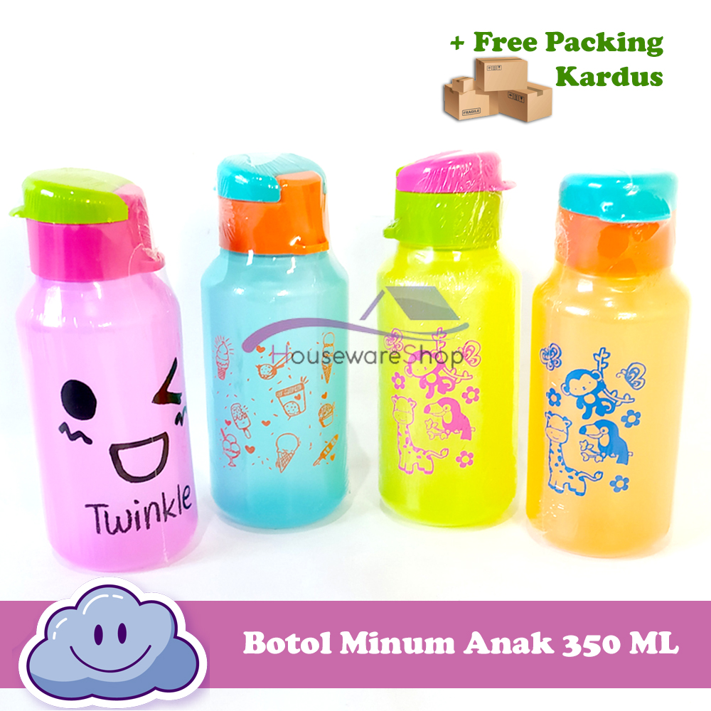 Botol Minum Flip Top Anak Souvenir Ulang Tahun Murah - 350 ML Botol Minum Flip Top Anak Souvenir Ulang Tahun Murah - 350 ML