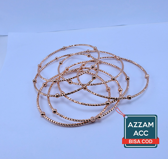 PROMO gelang keroncong bola bola set 7 xuping perhiasan lapis emas PROMO gelang keroncong bola bola set 7 xuping perhiasan lapis emas