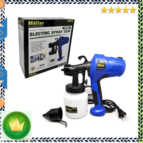 MOLLAR ES300W Electric Spray Gun Paint Zoom Mesin Cat Semprot Elektrik MOLLAR ES300W Electric Spray Gun Paint Zoom Mesin Cat Semprot Elektrik