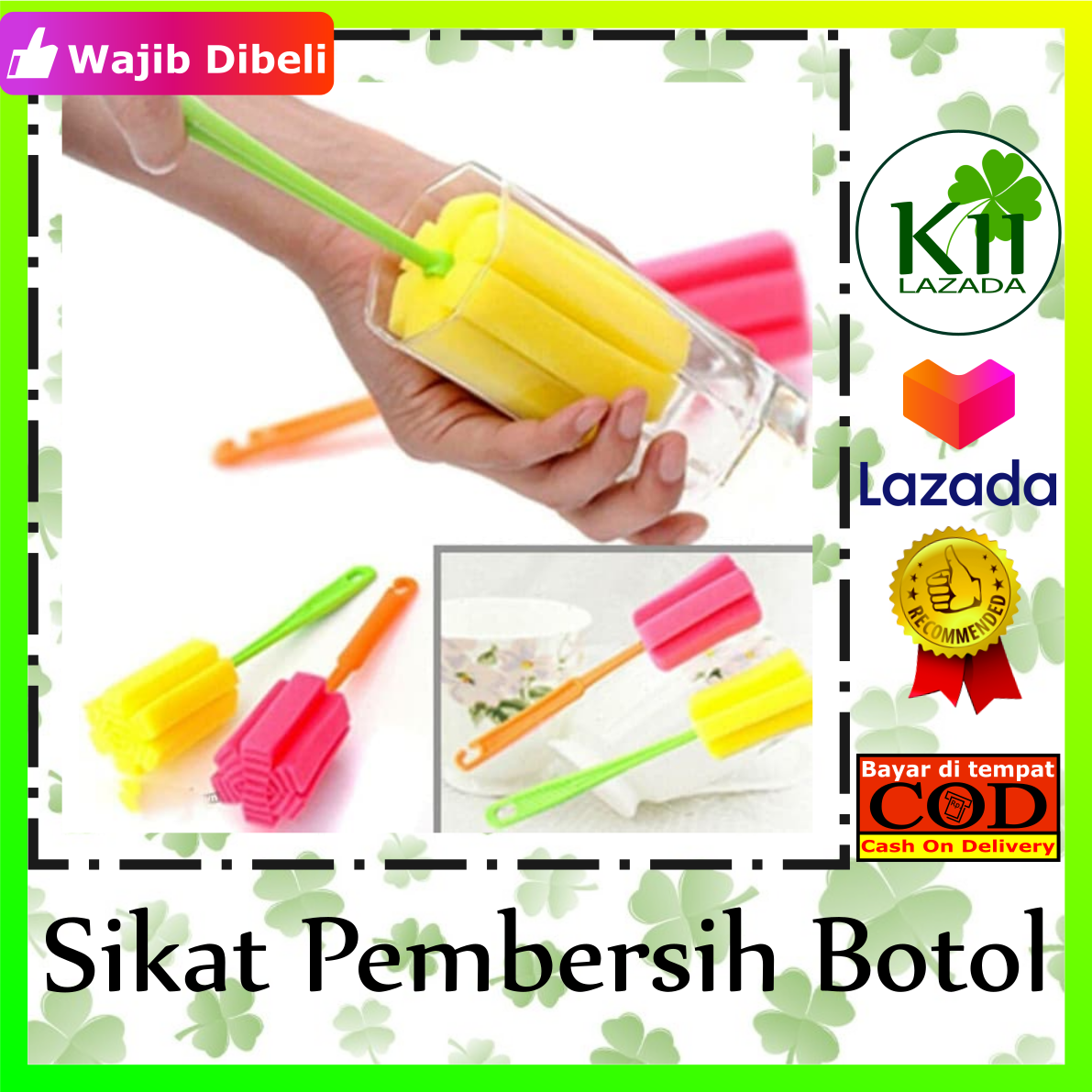 K11 Pembersih Botol / Cleaner Sponge / Sponge Tongkat / Sikat Botol K11 Pembersih Botol / Cleaner Sponge / Sponge Tongkat / Sikat Botol