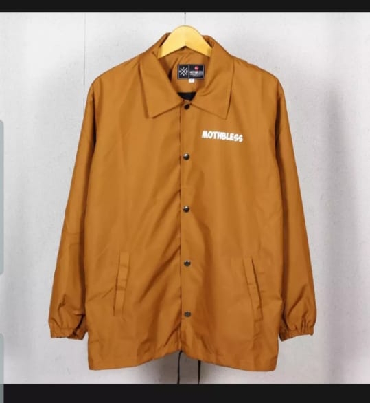 Jaket Pria Coach Mothbless taslan / parasut Jaket Pria Coach Mothbless taslan / parasut