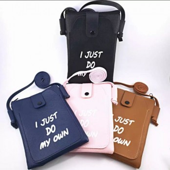 TAS Pocket I just do my own pakai resleting/TAS MINI BATAM / Tas slempang wanita / Tas wanita terbaru / tas mini hp wanita / Tas Bahu Wanita / Tas Wanita Import / Sling Bag Wanita Import / Tas Fashion Wanita MURAH BAG TAS Pocket I just do my own pakai resleting/TAS MINI BATAM / Tas slempang wanita / Tas wanita terbaru / tas mini hp wanita / Tas Bahu Wanita / Tas Wanita Import / Sling Bag Wanita Import / Tas Fashion Wanita MURAH BAG