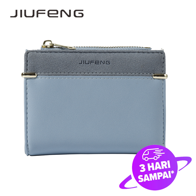 JIUFENG Dompet Koin Zip Purse Dompet Wanita Serba Guna Praktis Mudah Dibawa Berkualitas JIUFENG Dompet Koin Zip Purse Dompet Wanita Serba Guna Praktis Mudah Dibawa Berkualitas