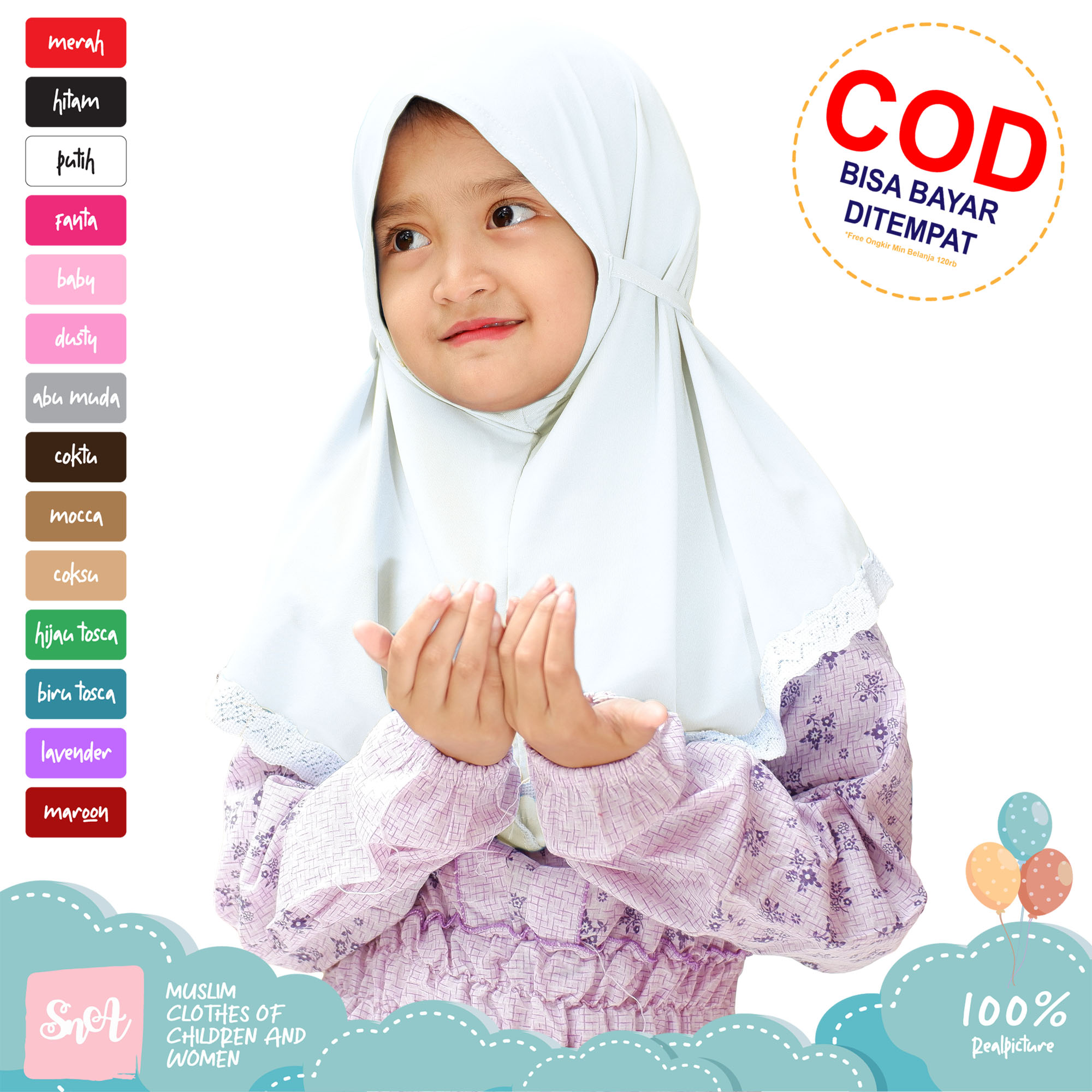 SNA Konveksi Kerudung Anak Bergo Amira Renda Tali Instan / Hijab Bergo Anak dan Jilbab Bergo Anak Maryam (KA-AMR) SNA Konveksi Kerudung Anak Bergo Amira Renda Tali Instan / Hijab Bergo Anak dan Jilbab Bergo Anak Maryam (KA-AMR)