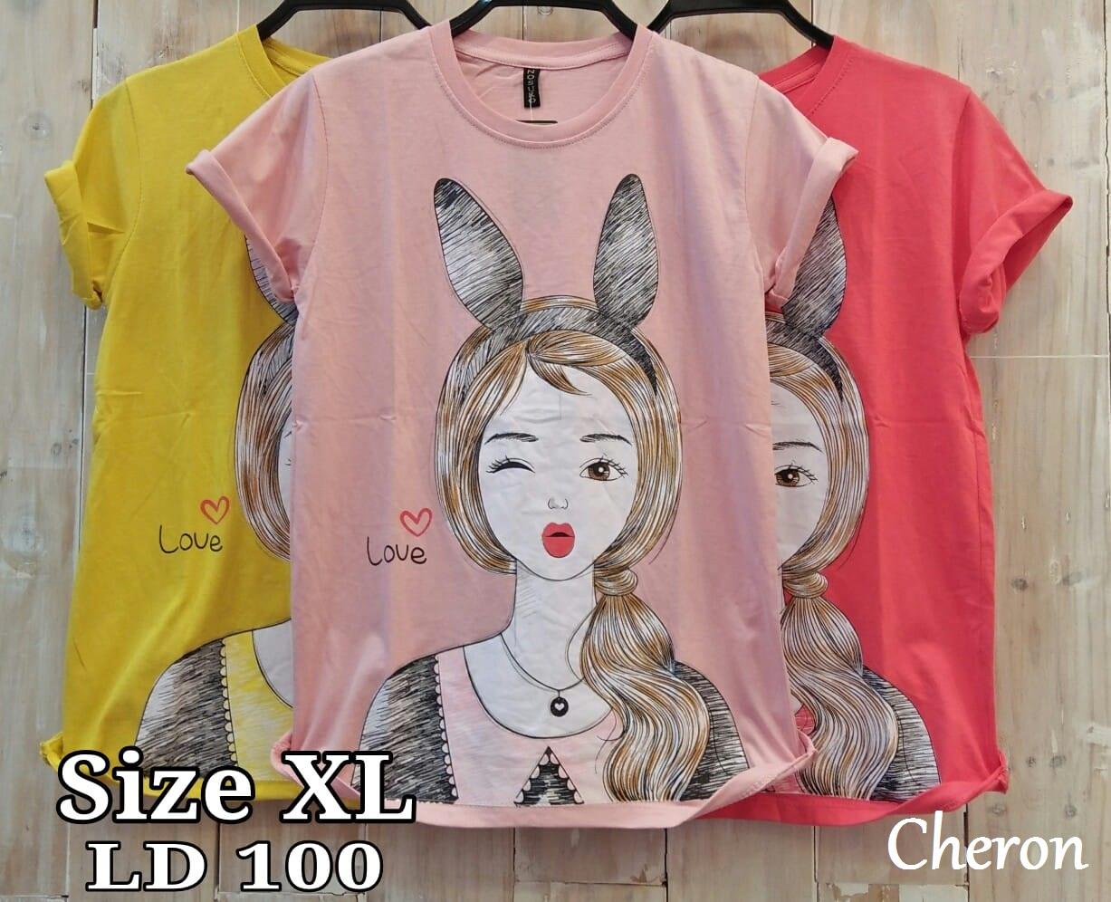 CHERON 17431 - Kaos Oblong Wanita Fit XL Baju Distro Cewek Atasan Kekinian Murah Lengan Pendek Tumblr Tee Casual T-shirt Cotton Combed Tshirt Pakaian Remaja Dewasa Abg Bisa untuk Olahraga Olah Raga Sport Santai Warna Khusus Kuning Dusty Merah CHERON 17431 - Kaos Oblong Wanita Fit XL Baju Distro Cewek Atasan Kekinian Murah Lengan Pendek Tumblr Tee Casual T-shirt Cotton Combed Tshirt Pakaian Remaja Dewasa Abg Bisa untuk Olahraga Olah Raga Sport Santai Warna Khusus Kuning Dusty Merah
