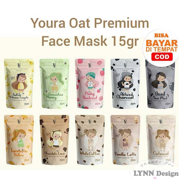 MASKER ORGANIK YOURA OAT Premium 100% organik alami MASKER ORGANIK YOURA OAT Premium 100% organik alami