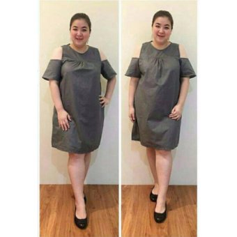 Nope Usa Made Atasan Dress Baju Wanita Ld028 Biru Tua Theme Park Source · Ayako Fashion Dress Wanita Lina Jumbo Grey