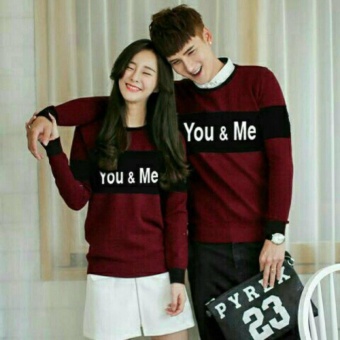 FASHION FLOWER-KAOS PASANGAN BAJU COUPLE KAOS COUPLE COUPLE FASHION KAOS COUPLE YOU AND ME