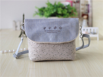 Gadis Mori Kain Produk Baru Tas Bahu Dengan Satu Tali Korea Fashion Style Tas Kecil Kunci