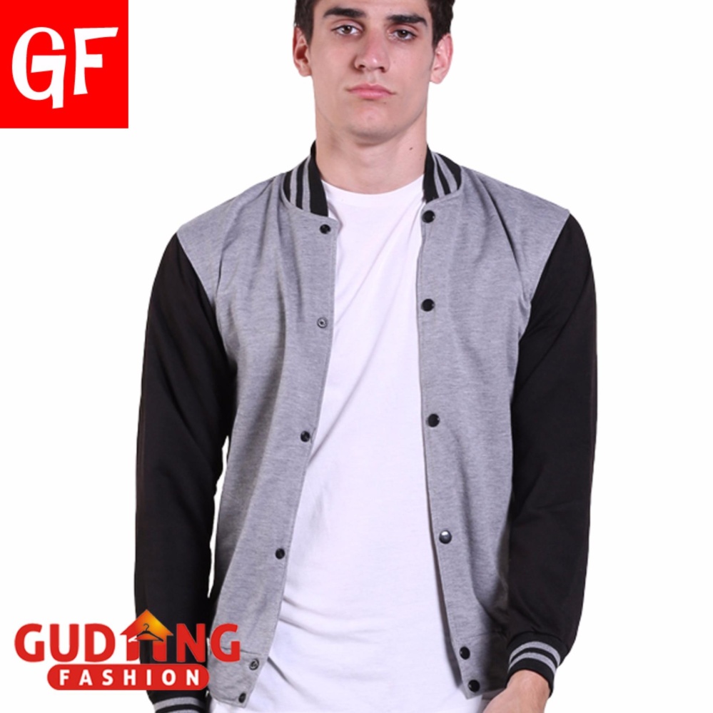 Gudang Fashion - Jaket Pria Keren Terbaru - Abu Gudang Fashion - Jaket Pria Keren Terbaru - Abu