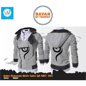 Jaket Anime Hoodie Zipper Harakiri Naruto Anbu (JA NRT 30) - Grey