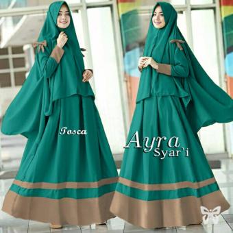 Trend Baju - Syari Bergo Jersey Uk L - Tosca