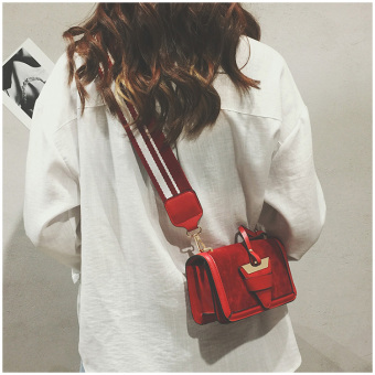 Tas Bahu Selempang Wanita Versi Korea (Merah) (Merah)