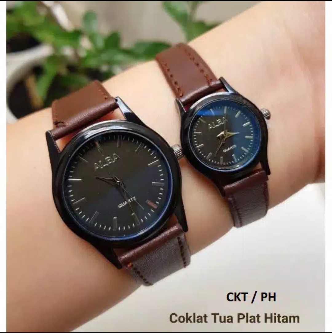 Jam Tangan Alba Vintage Tali Kulit / Jam Tangan Pria & Wanita Leather Strap Jam Tangan Alba Vintage Tali Kulit / Jam Tangan Pria & Wanita Leather Strap
