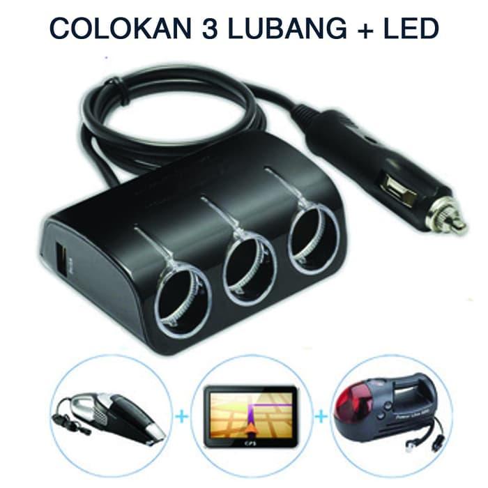 SOKET LIGHTER 3 LUBANG HITAM SOKET LIGHTER 3 LUBANG HITAM