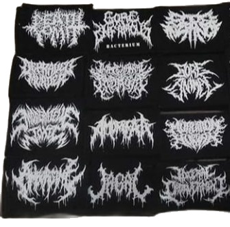 Patch / Emblem Sablon Punk Metal - isi 10 emblem Patch / Emblem Sablon Punk Metal - isi 10 emblem