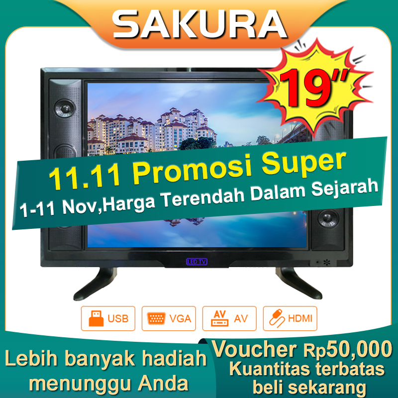 Sakura TV LED 19 inch HD Ready Televisi Murah(TCLG-S19B) Sakura TV LED 19 inch HD Ready Televisi Murah(TCLG-S19B)