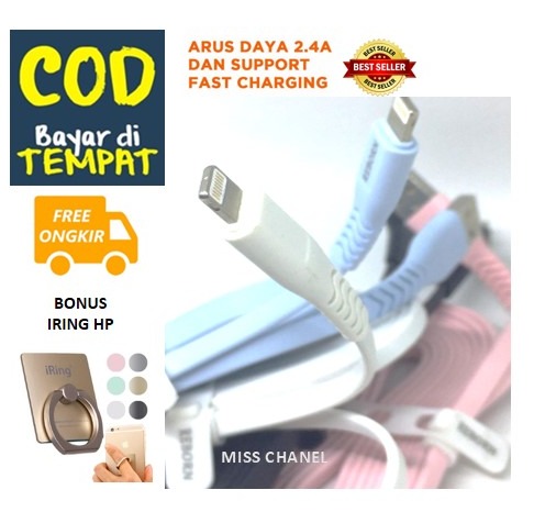 ( Promo Bonus Iring HP ) Kabel Data Fast Charging untuk Iphone Original Reborn - Kabel data daya isi cepat Ukuran 2 meter ( Multiwarna ) ( Promo Bonus Iring HP ) Kabel Data Fast Charging untuk Iphone Original Reborn - Kabel data daya isi cepat Ukuran 2 meter ( Multiwarna )