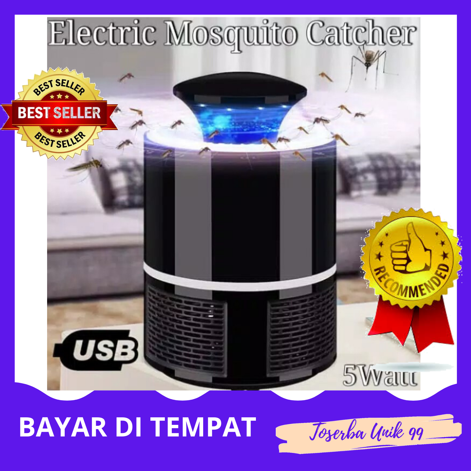 perangkap nyamuk elektrik sinar uv pengusir nyamuk Pembasmi nyamuk dan lalat perangkap nyamuk elektrik sinar uv pengusir nyamuk Pembasmi nyamuk dan lalat