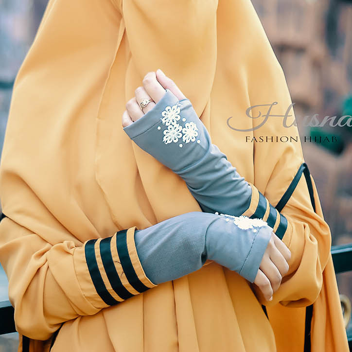 Handsock Jempol Flower / Manset Jempol Flower Handsock Jempol Flower / Manset Jempol Flower