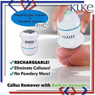 KUKE Pedi Vac Perawatan Pembersih Kapalan Kaki / Remover Tumit Kaki KUKE Pedi Vac Perawatan Pembersih Kapalan Kaki / Remover Tumit Kaki