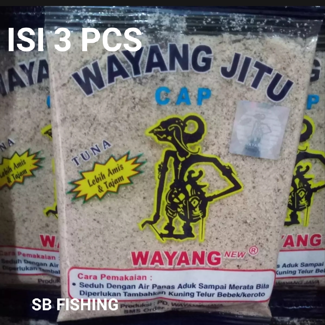 umpan pancing - ISI 3 Wayang jitu Tuna - pelet segala jenis ikan umpan pancing - ISI 3 Wayang jitu Tuna - pelet segala jenis ikan