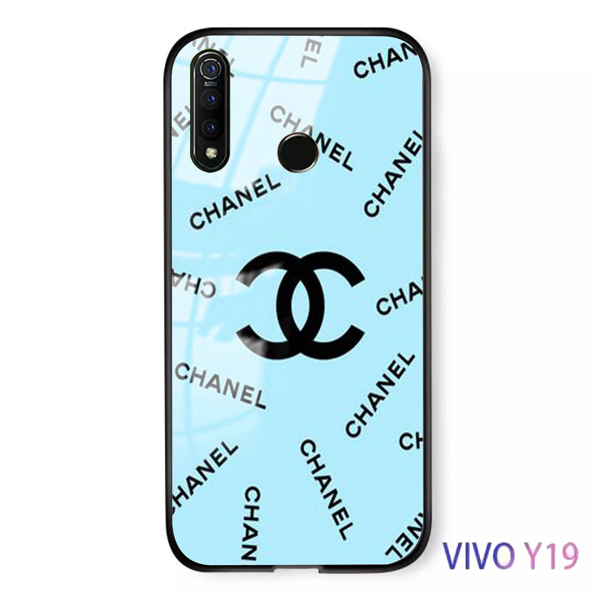 Softcase Glass Kaca VIVO Y19 - J18 - Casing Hp-Pelindung hp-Case Handphone Softcase Glass Kaca VIVO Y19 - J18 - Casing Hp-Pelindung hp-Case Handphone