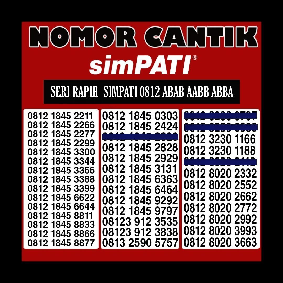 Nomor Cantik Simpati 4G LTE Kartu Perdana Nomor Cantik Telkomsel | no cantik simpati | Nomor simpati Cantik | Telkomsel Simpati 4G LTE Seri Bagus Nomor Cantik Simpati 4G LTE Kartu Perdana Nomor Cantik Telkomsel | no cantik simpati | Nomor simpati Cantik | Telkomsel Simpati 4G LTE Seri Bagus