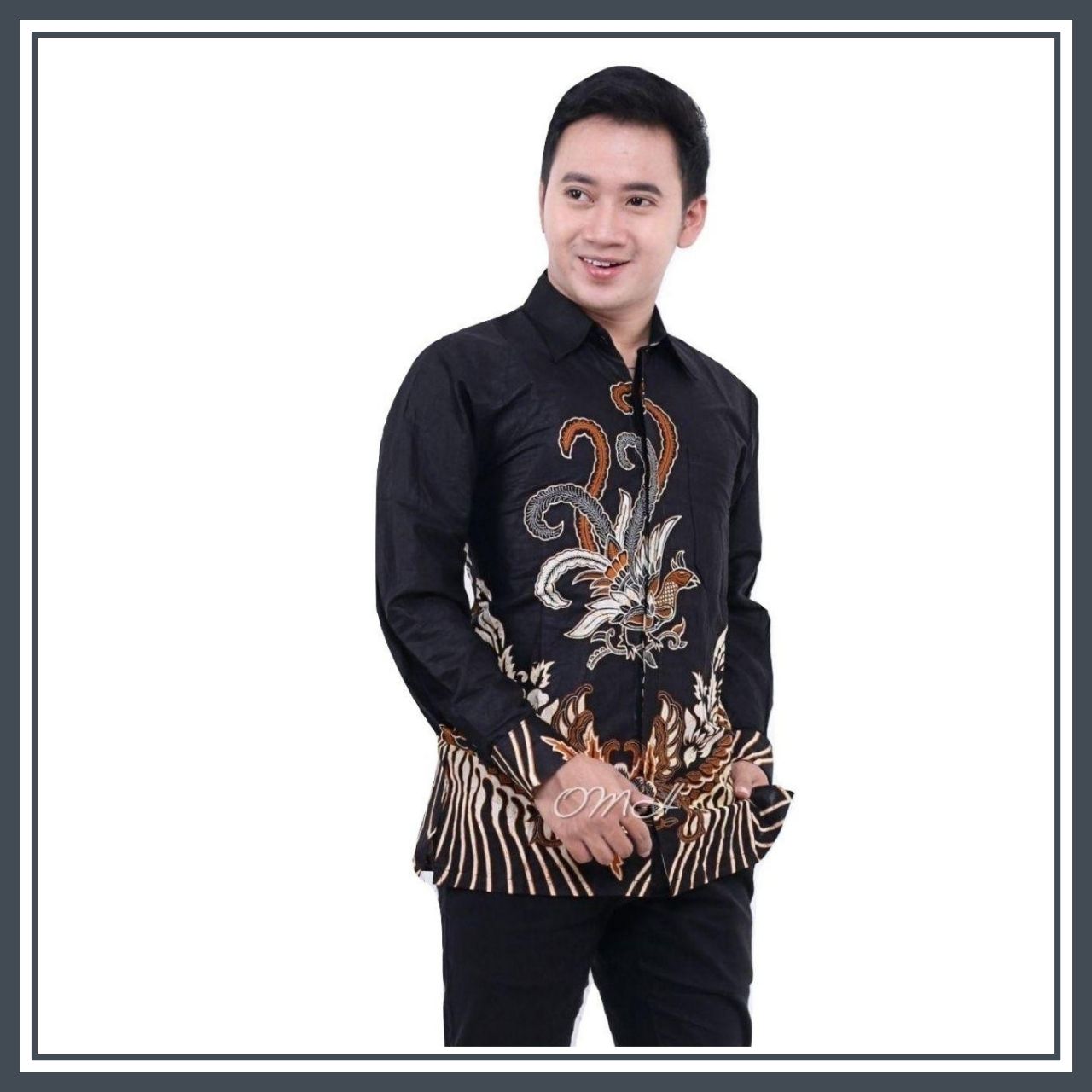 KEMEJA BATIK LENGAN PANJANG PRIA CASUAL BW 106 KEMEJA BATIK LENGAN PANJANG PRIA CASUAL BW 106