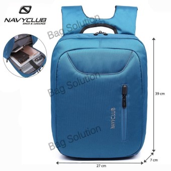 Navy Club Tas Ransel Laptop Tahan Air - Tas Pria Tas Wanita 5883 Backpack Up to