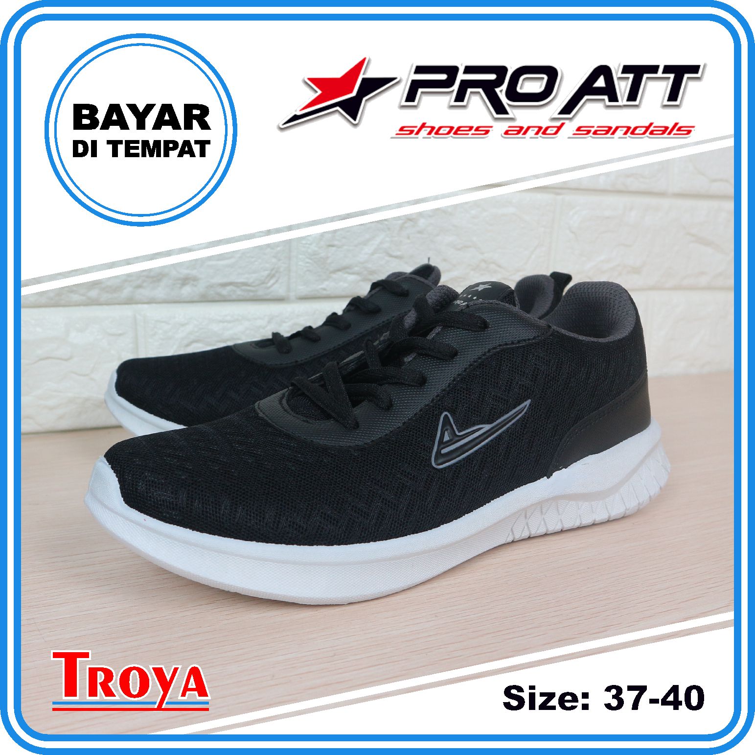 TROYA - PRO ATT Sepatu Wanita Lari LCS Original 37-40 Hitam Pink / sepatu olahraga wanita joging 2020 / Sepatu Jogging Wanita / Sepatu Olahraga Wanita / Sepatu Kasual Wanita / SepatuWanita Troyastore TROYA - PRO ATT Sepatu Wanita Lari LCS Original 37-40 Hitam Pink / sepatu olahraga wanita joging 2020 / Sepatu Jogging Wanita / Sepatu Olahraga Wanita / Sepatu Kasual Wanita / SepatuWanita Troyastore