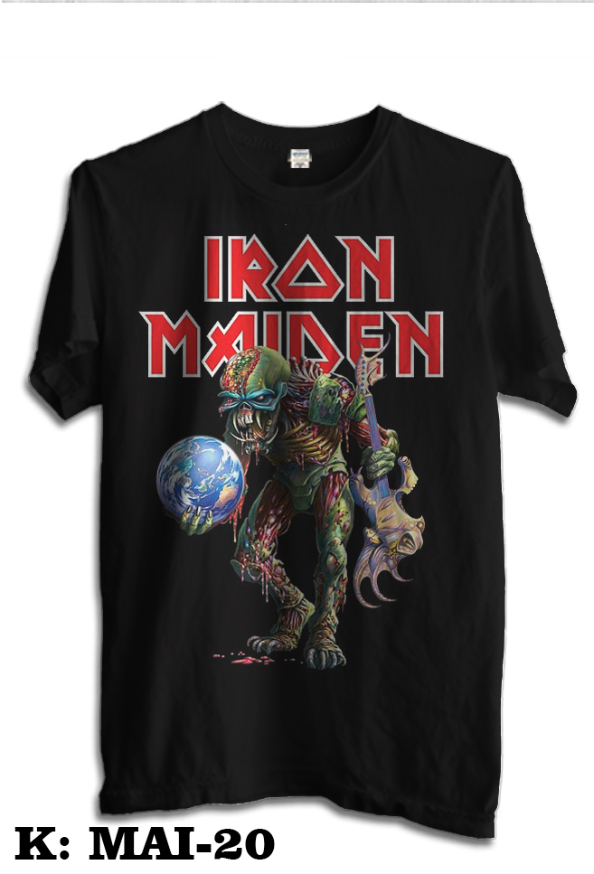 kaos band iron maiden tshirt musik rock imn 20 kaos band iron maiden tshirt musik rock imn 20