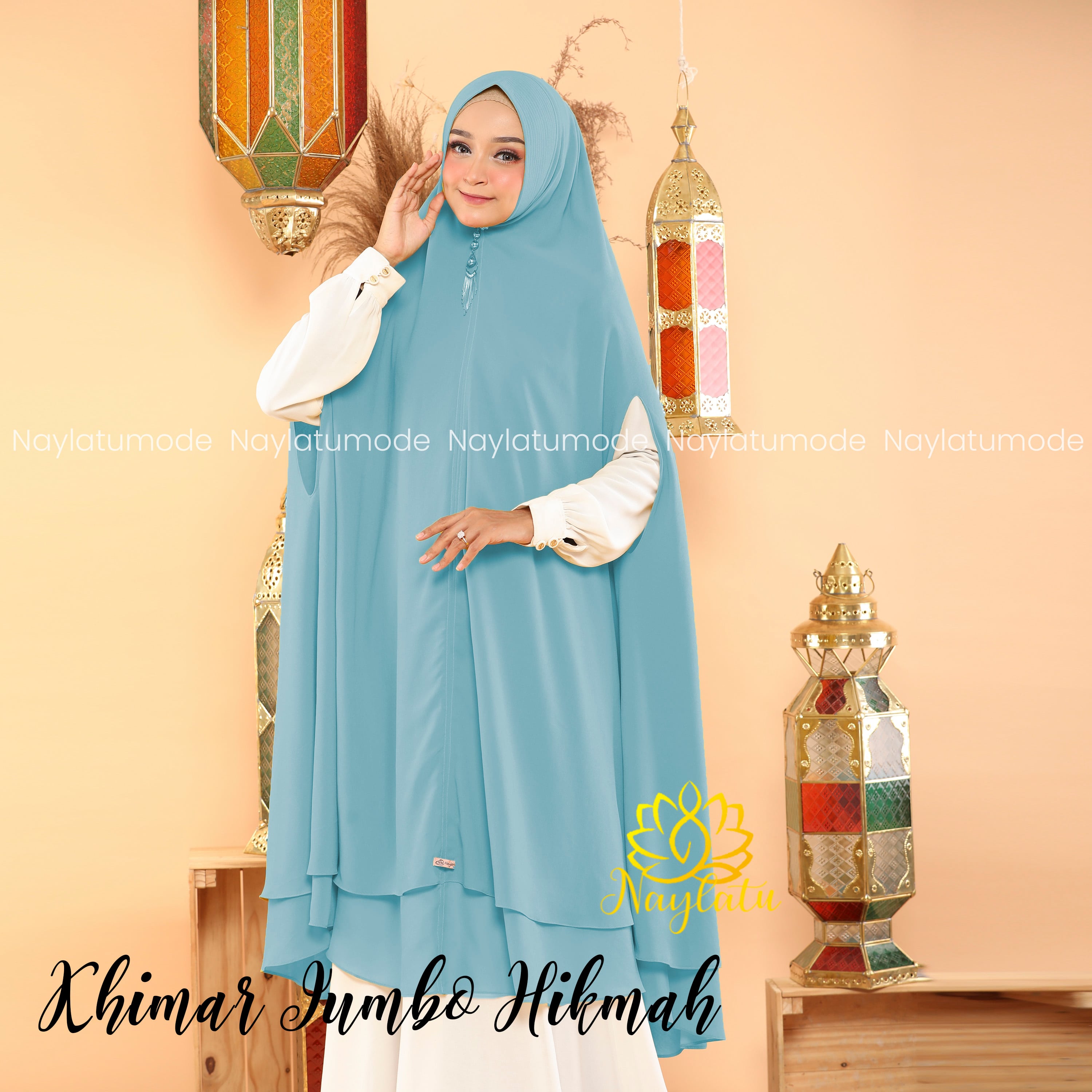 khimar jilbab hijab jumbo XXL syari hikmah khimar jilbab hijab jumbo XXL syari hikmah