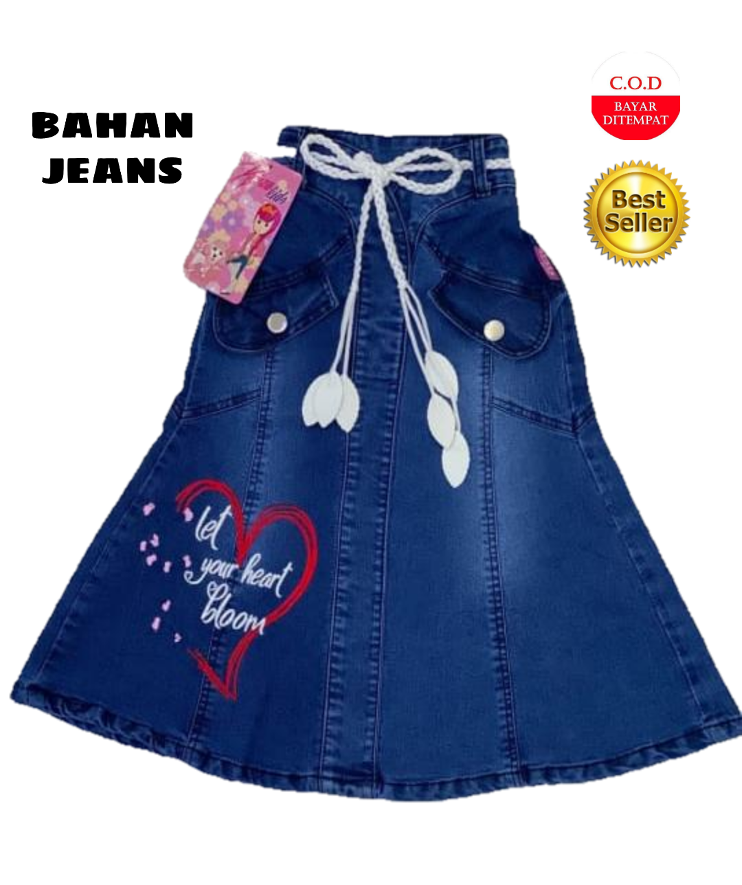 PROMO Rok Levis Anak Perempuan Terbaru 2020 / Rok Jeans Anak Perempuan 1-10 Tahun Pinggang Karet Elastis / Rok Lepis Anak Perempuan / Androk Levis Anak Perempuan / Rok Panjang Levis Jeans Anak Perempuan Diskon Termurah PROMO Rok Levis Anak Perempuan Terbaru 2020 / Rok Jeans Anak Perempuan 1-10 Tahun Pinggang Karet Elastis / Rok Lepis Anak Perempuan / Androk Levis Anak Perempuan / Rok Panjang Levis Jeans Anak Perempuan Diskon Termurah