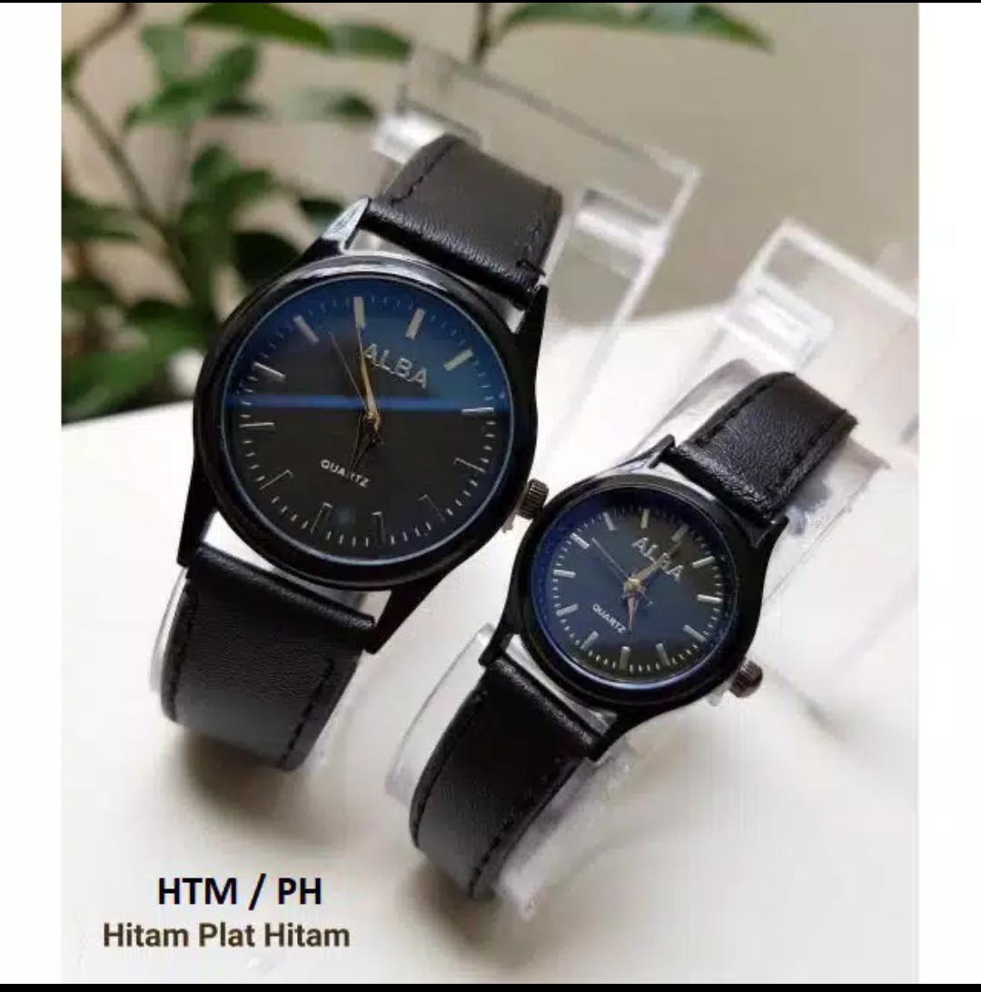 Jam Tangan Alba Vintage Tali Kulit / Jam Tangan Pria & Wanita Leather Strap Jam Tangan Alba Vintage Tali Kulit / Jam Tangan Pria & Wanita Leather Strap