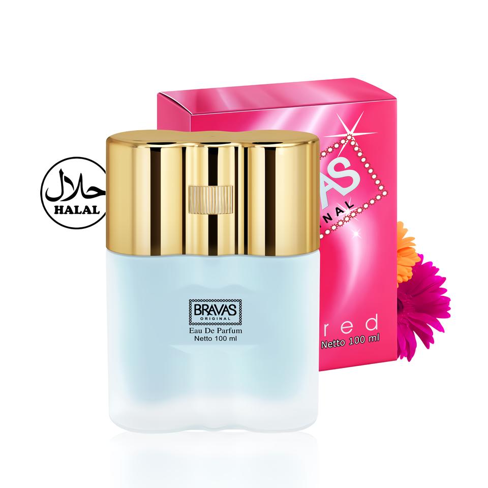 BRAVAS Parfum Wanita ORIGINAL 100 ML Eau De Parfum HALAL Perfume Bedak Spray Besar Perempuan EDP Ori BRAVAS Parfum Wanita ORIGINAL 100 ML Eau De Parfum HALAL Perfume Bedak Spray Besar Perempuan EDP Ori