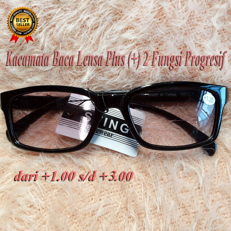 Kacamata Baca 2 Fungsi Progresif Lensa Plus (+) dari +1.00 +1.25+1.50+1.75 +2.00 +2.25 +2.50 +2.75 +3.00 Reading Glasses/ Kacamata Baca/ Kacamata Plus /Kacamata Fashion / Kacamata Pria Wanita / Kaca mata Terabaru / Kacamata Rabun Dekat / Bisa COD Kacamata Baca 2 Fungsi Progresif Lensa Plus (+) dari +1.00 +1.25+1.50+1.75 +2.00 +2.25 +2.50 +2.75 +3.00 Reading Glasses/ Kacamata Baca/ Kacamata Plus /Kacamata Fashion / Kacamata Pria Wanita / Kaca mata Terabaru / Kacamata Rabun Dekat / Bisa COD