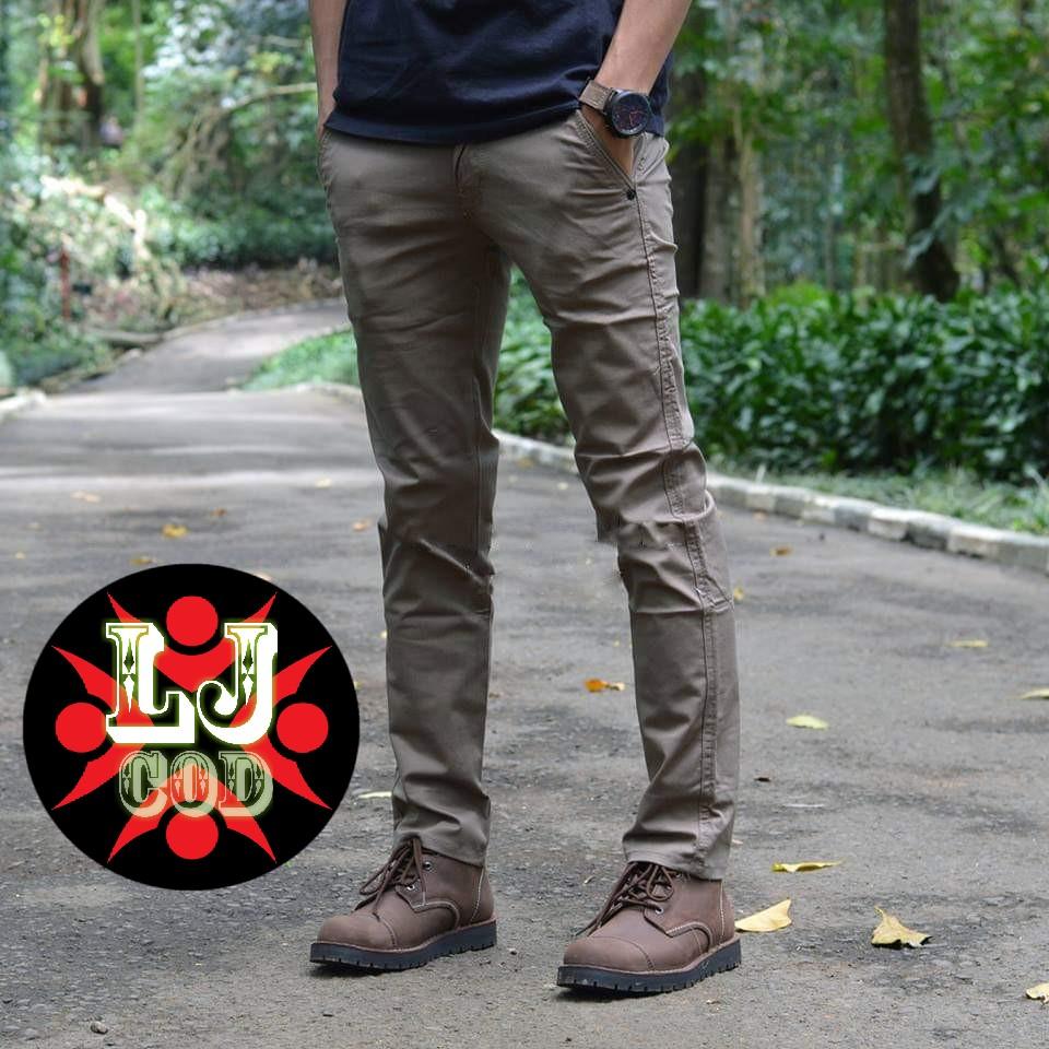 CELANA CHINO PANJANG PRIA ABU ABU MUDA CELANA CHINO PANJANG PRIA ABU ABU MUDA