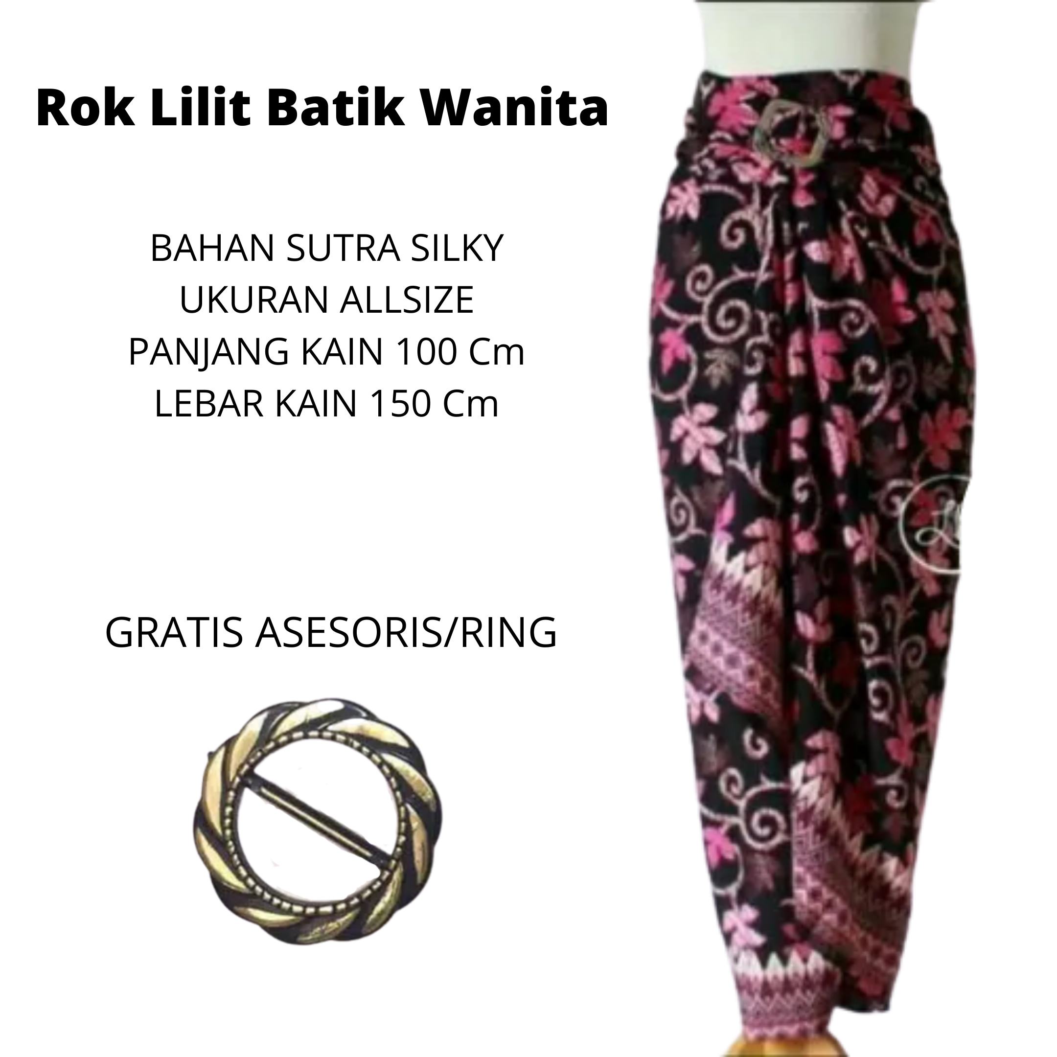 Realpict!!! Rok lilit batik wanita Rok lilit batik Bawahan batik rok wanita KAIN LILIT/ROK SERUT BATIK MOTIF TANJUNG Realpict!!! Rok lilit batik wanita Rok lilit batik Bawahan batik rok wanita KAIN LILIT/ROK SERUT BATIK MOTIF TANJUNG
