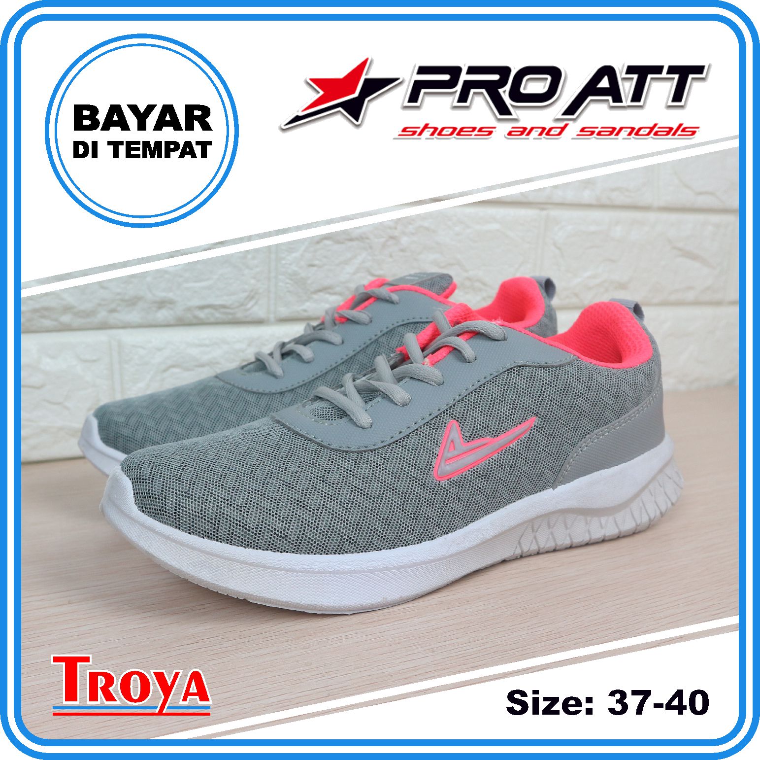 TROYA - PRO ATT Sepatu Wanita Lari LCS Original 37-40 Hitam Pink / sepatu olahraga wanita joging 2020 / Sepatu Jogging Wanita / Sepatu Olahraga Wanita / Sepatu Kasual Wanita / SepatuWanita Troyastore TROYA - PRO ATT Sepatu Wanita Lari LCS Original 37-40 Hitam Pink / sepatu olahraga wanita joging 2020 / Sepatu Jogging Wanita / Sepatu Olahraga Wanita / Sepatu Kasual Wanita / SepatuWanita Troyastore