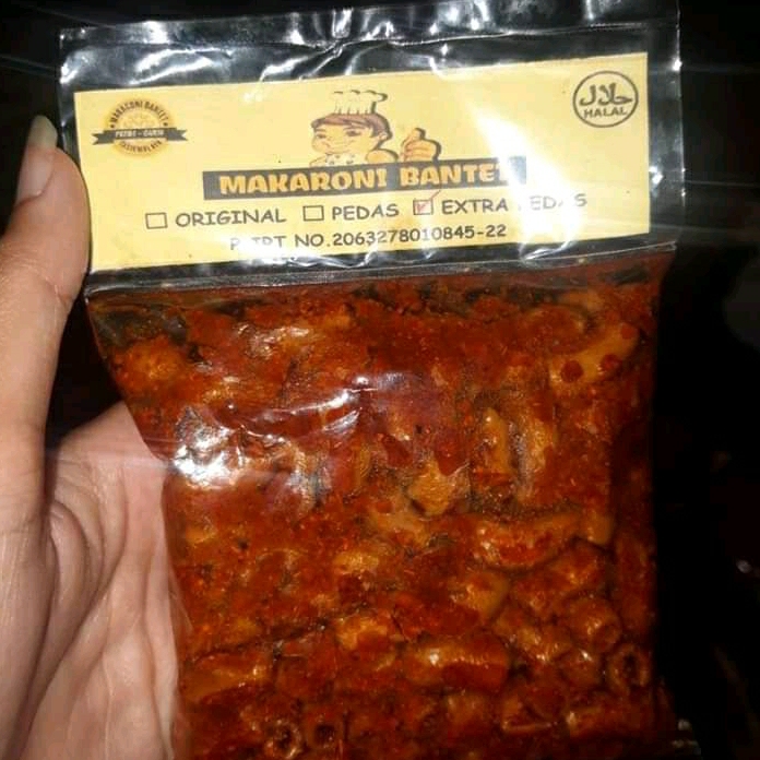 Makaroni Bantet Extra Pedas Mantul 15 Picis Makaroni Bantet Extra Pedas Mantul 15 Picis