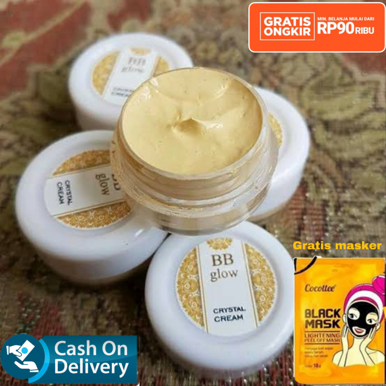 BB Glow Crystal Cream BPOM dan ORIGINAL GRATIS PENCETAK ALIS - Krim pemutih Wajah / bb cream / cream pemutih wajah glowing / bibit pemutih / bibit cair infus / krim pengilang flek hitam / cream wajah / cream pemutih BB Glow Crystal Cream BPOM dan ORIGINAL GRATIS PENCETAK ALIS - Krim pemutih Wajah / bb cream / cream pemutih wajah glowing / bibit pemutih / bibit cair infus / krim pengilang flek hitam / cream wajah / cream pemutih