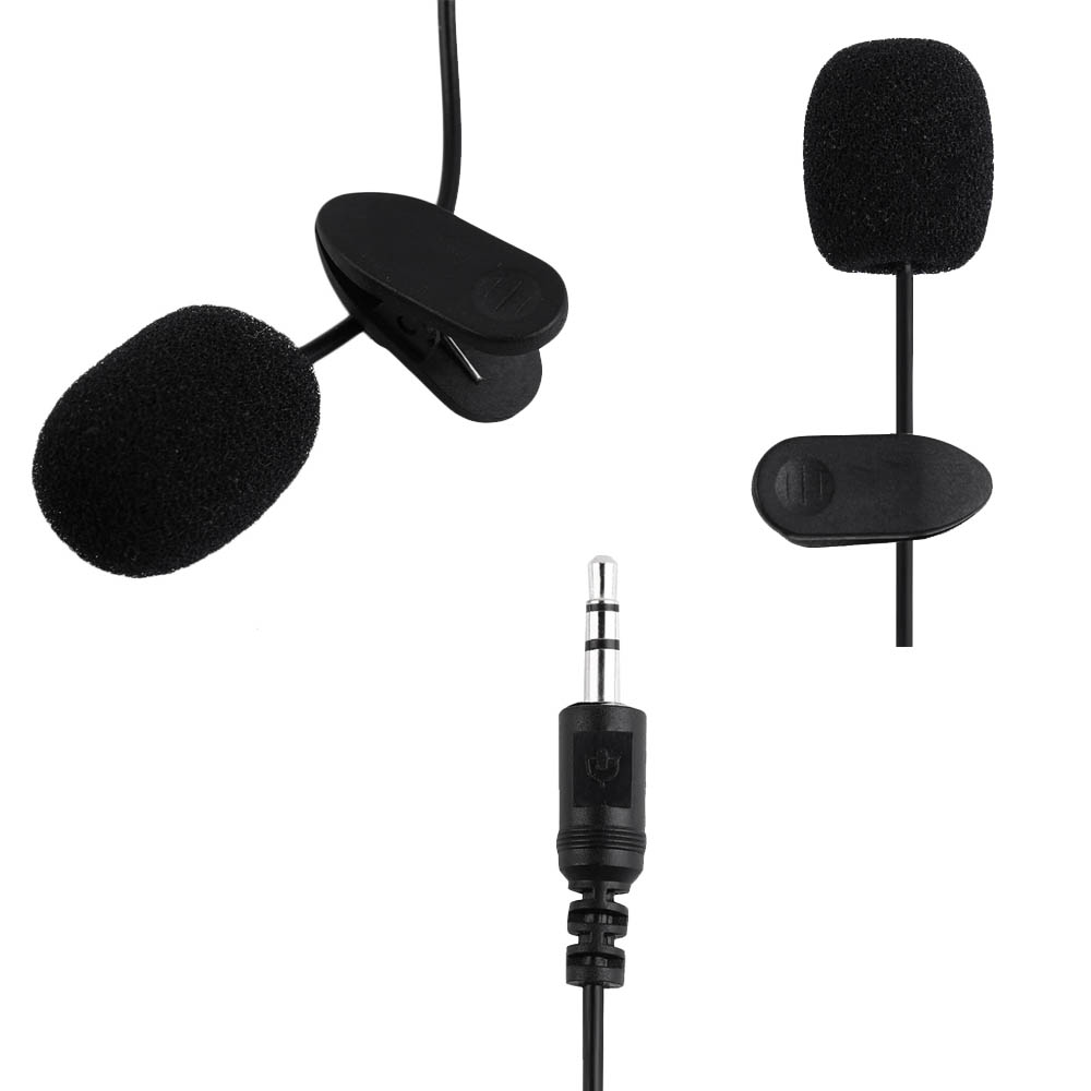 Microphone Clip On Jack 3.5 mm For Video Call Or Live Streaming Microphone Clip On Jack 3.5 mm For Video Call Or Live Streaming