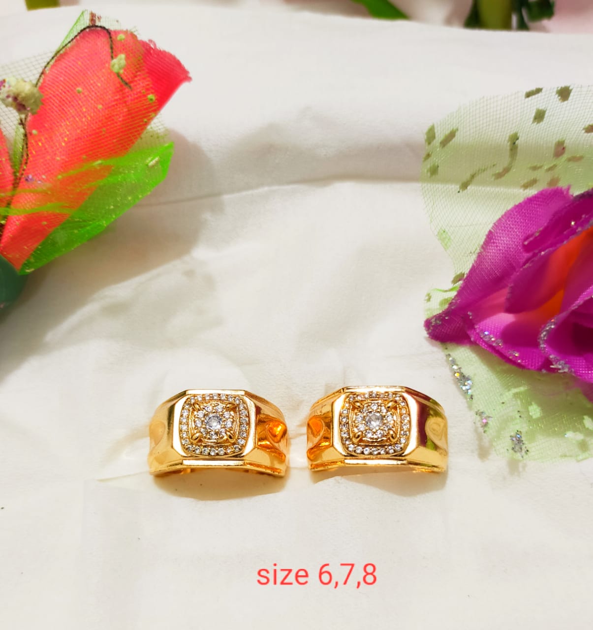cincin xuping gold fashion Cowok Full permata cincin xuping gold fashion Cowok Full permata